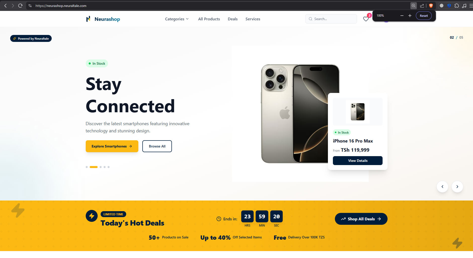 Neuralashop Microservices E-Commerce
